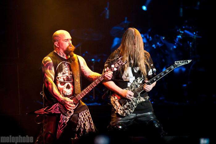 Slayer at AT&T Center, August 14, 2009. Photo by Denny Mack.