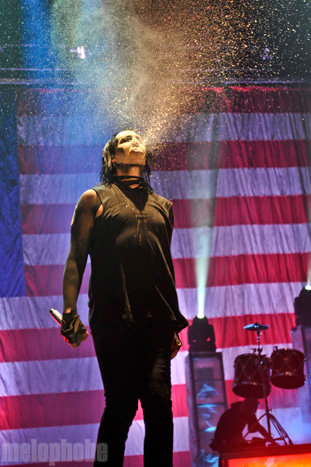 Marilyn Manson at AT&T Center, August 14, 2009. Photo by Denny Mack.