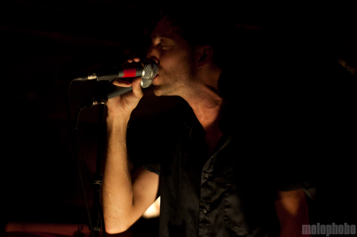 Cale Parks at Great Scott, August 26, 2009. Photo by Chris Barth.