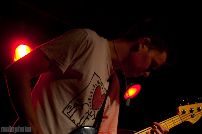 Cale Parks at Great Scott, August 26, 2009. Photo by Chris Barth.