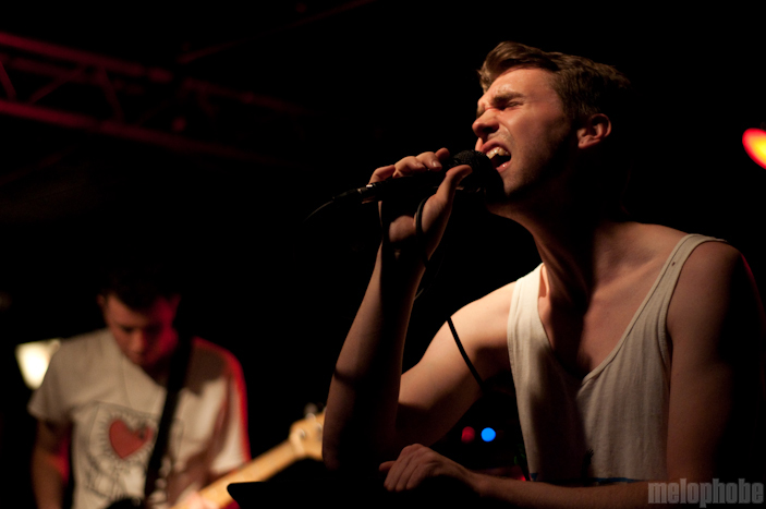 Cale Parks at Great Scott, August 26, 2009. Photo by Chris Barth.