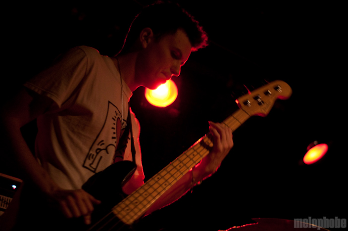 Cale Parks at Great Scott, August 26, 2009. Photo by Chris Barth.