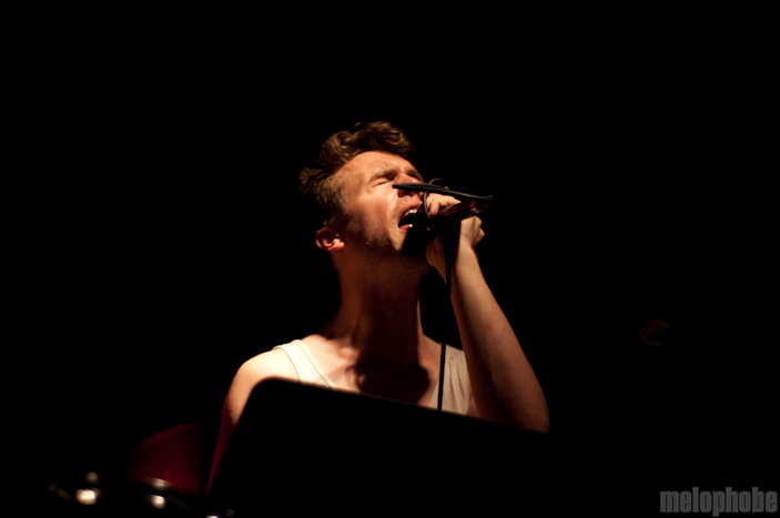 Cale Parks at Great Scott, August 26, 2009. Photo by Chris Barth.
