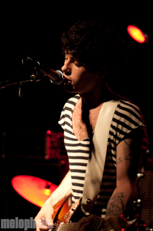 Cale Parks at Great Scott, August 26, 2009. Photo by Chris Barth.