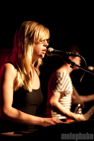 Cale Parks at Great Scott, August 26, 2009. Photo by Chris Barth.