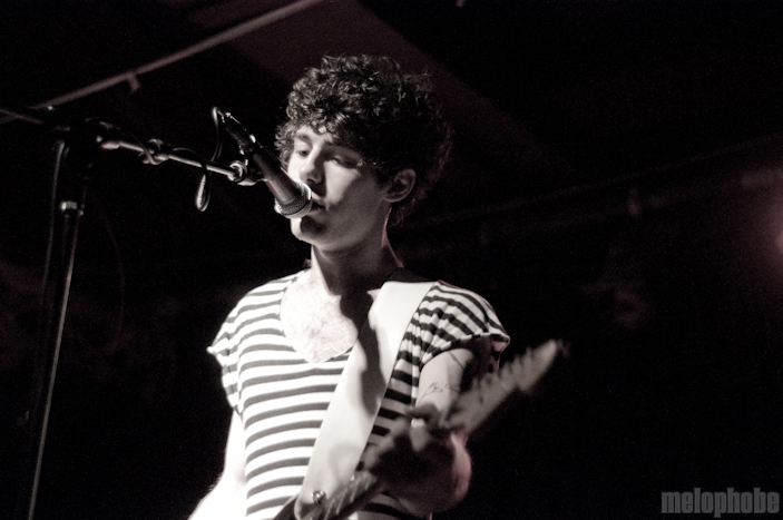 Cale Parks at Great Scott, August 26, 2009. Photo by Chris Barth.