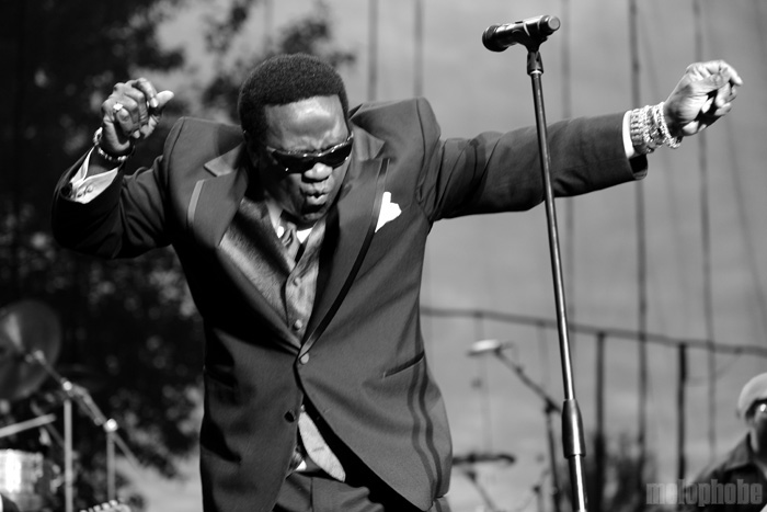 Al Green at Edgefield, August 28, 2009. Photo by Angel Priest.