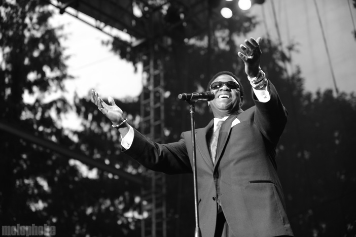 Al Green at Edgefield, August 28, 2009. Photo by Angel Priest.