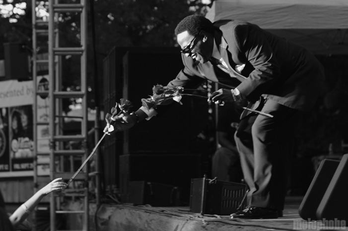 Al Green at Edgefield, August 28, 2009. Photo by Angel Priest.