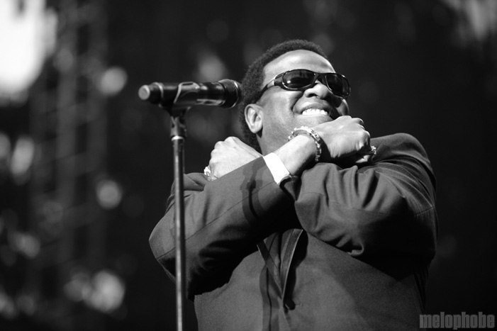 Al Green at Edgefield, August 28, 2009. Photo by Angel Priest.