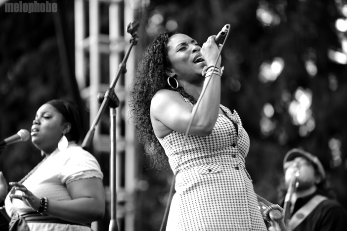 Liv Warfield at Edgefield, August 28, 2009. Photo by Angel Priest.