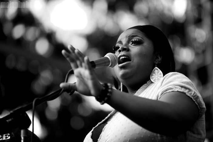 Liv Warfield at Edgefield, August 28, 2009. Photo by Angel Priest.