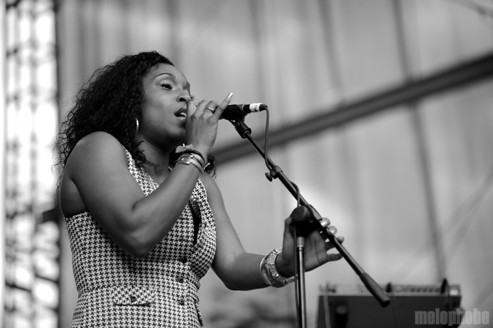 Liv Warfield at Edgefield, August 28, 2009. Photo by Angel Priest.