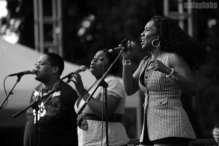 Liv Warfield at Edgefield, August 28, 2009. Photo by Angel Priest.