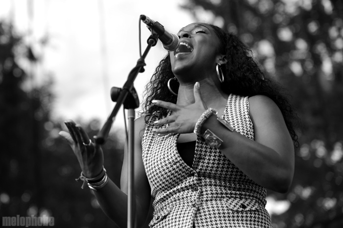 Liv Warfield at Edgefield, August 28, 2009. Photo by Angel Priest.