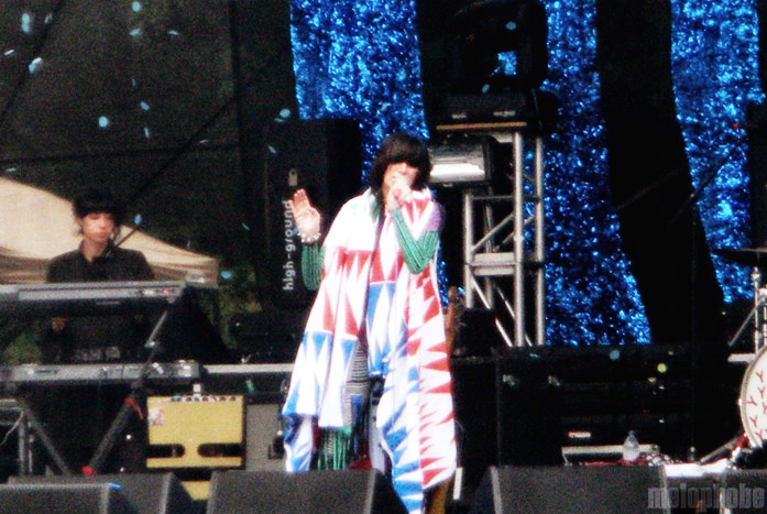 Yeah Yeah Yeahs at Seattle Center, September 6, 2009. Photo by Mollyrose Sommer.