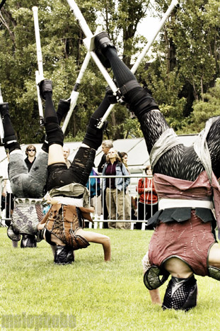 Flexion at Seattle Center, September 7, 2009. Photo by Nicole Kristek.