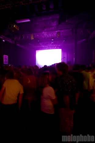 Girl Talk at Roseland Theater, September 17, 2009. Photo by Jasper Croome.