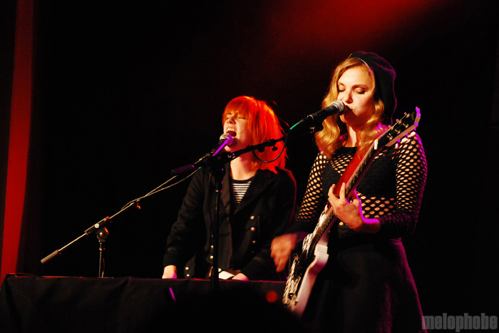The Like at Wonder Ballroom, September 18, 2009. Photo by Colin McLaughlin.