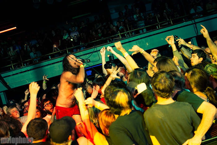 Monotonix at Roseland Theater, September 18, 2009. Photo by Bill Eckerson.