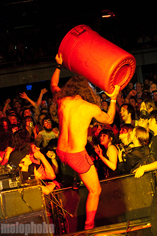Monotonix at Roseland Theater, September 18, 2009. Photo by Bill Eckerson.