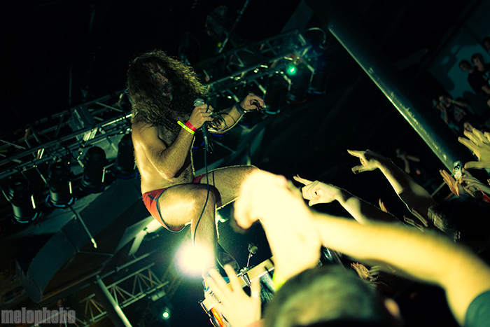 Monotonix at Roseland Theater, September 18, 2009. Photo by Bill Eckerson.
