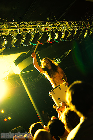 Monotonix at Roseland Theater, September 18, 2009. Photo by Bill Eckerson.