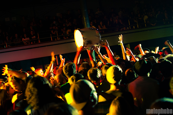 Monotonix at Roseland Theater, September 18, 2009. Photo by Bill Eckerson.