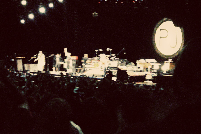 Pearl Jam at Clark Cty. Amphitheater, September 26, 2009. Photo by Colin McLaughlin.