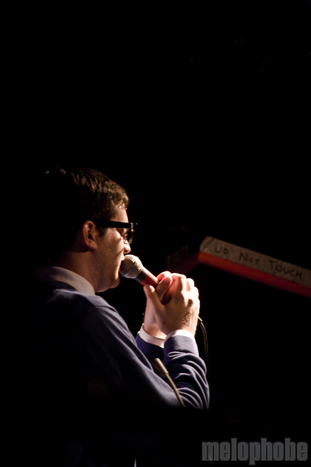 Mayer Hawthorne & The County at Great Scott, September 29, 2009. Photo by Steve Benoit.