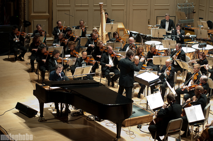 Ben Folds and The Boston Pops at Symphony Hall, October 2, 2009. Photo by Chris Barth.