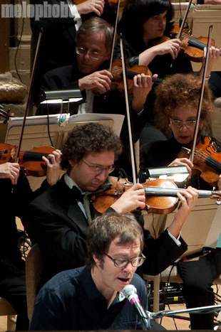 Ben Folds and The Boston Pops at Symphony Hall, October 2, 2009. Photo by Chris Barth.