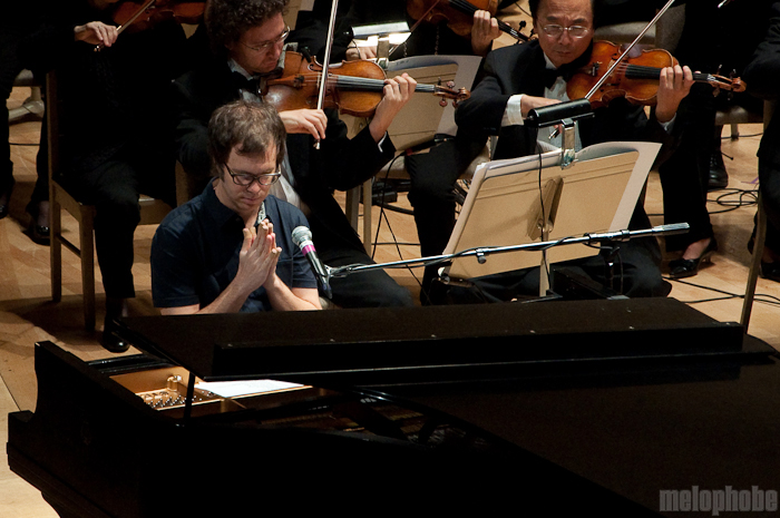 Ben Folds and The Boston Pops at Symphony Hall, October 2, 2009. Photo by Chris Barth.