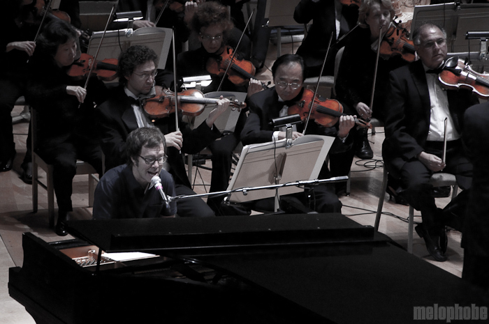 Ben Folds and The Boston Pops at Symphony Hall, October 2, 2009. Photo by Chris Barth.
