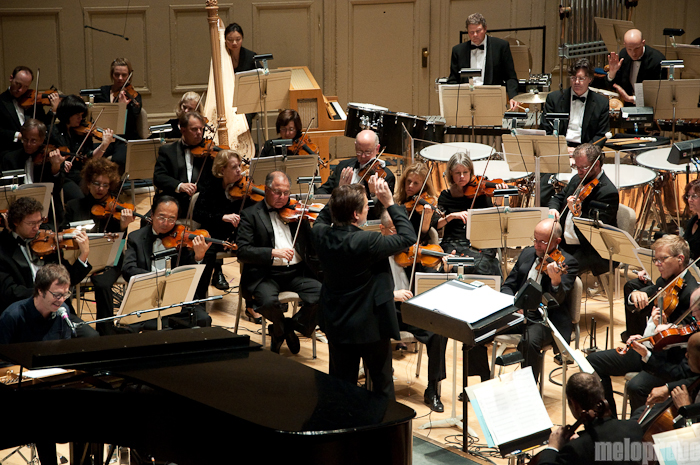 Ben Folds and The Boston Pops at Symphony Hall, October 2, 2009. Photo by Chris Barth.