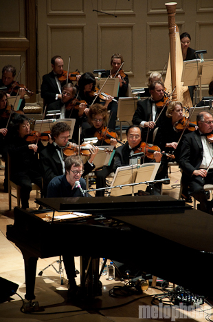 Ben Folds and The Boston Pops at Symphony Hall, October 2, 2009. Photo by Chris Barth.
