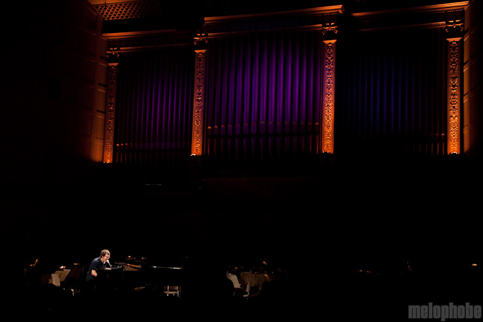Ben Folds and The Boston Pops at Symphony Hall, October 2, 2009. Photo by Chris Barth.