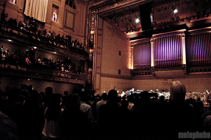 Ben Folds and The Boston Pops at Symphony Hall, October 2, 2009. Photo by Chris Barth.