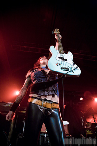 Nashville Pussy at Showbox SoDo, October 2, 2009. Photo by Jill Rachel Evans.