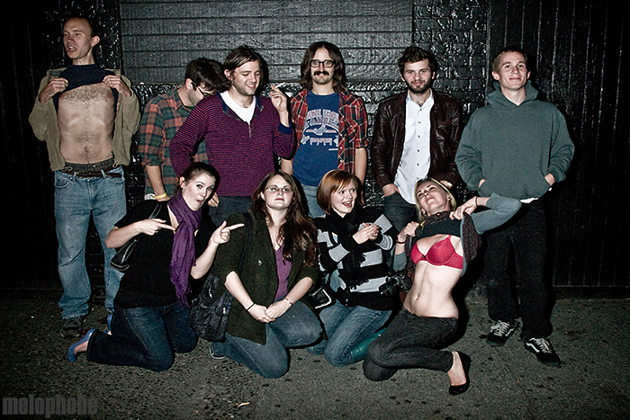 The Dead Trees at El Corazon, October 6, 2009. Photo by Jared Froiland.