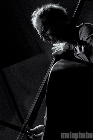 Glen Moore at Holocene, October 7, 2009. Photo by Bill Eckerson.
