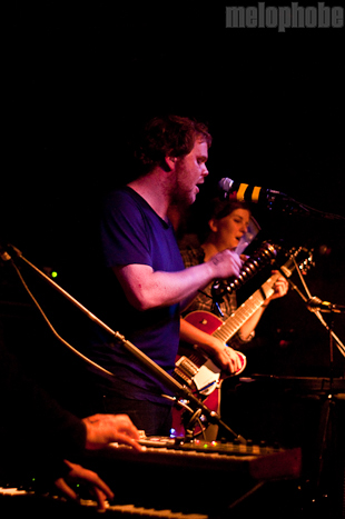 Loney Dear at Great Scott, October 14, 2009. Photo by Chris Barth.