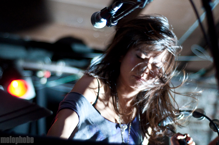 Asobi Seksu at Great Scott, October 14, 2009. Photo by Chris Barth.