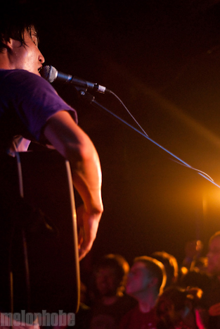 The Dodos at Middle East Downstairs, October 15, 2009. Photo by Ben Gebo.