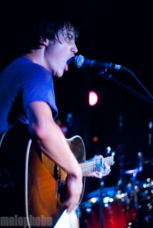 The Dodos at Middle East Downstairs, October 15, 2009. Photo by Ben Gebo.