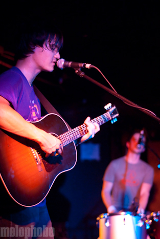 The Dodos at Middle East Downstairs, October 15, 2009. Photo by Ben Gebo.