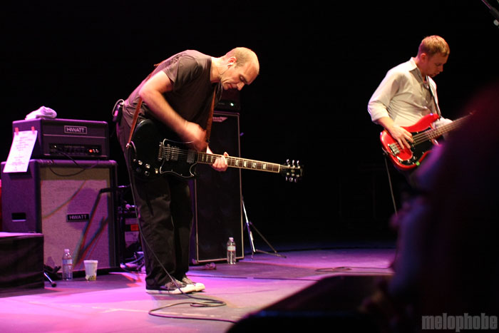 Sunny Day Real Estate at Paramount Theatre, October 16, 2009. Photo by Katie Gregory.
