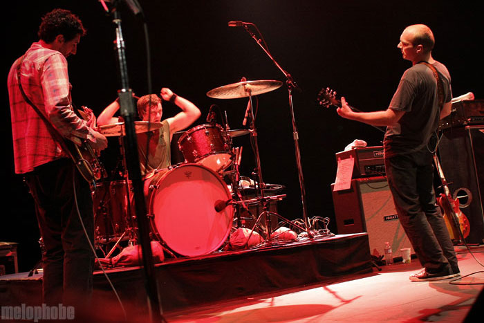 Sunny Day Real Estate at Paramount Theatre, October 16, 2009. Photo by Katie Gregory.