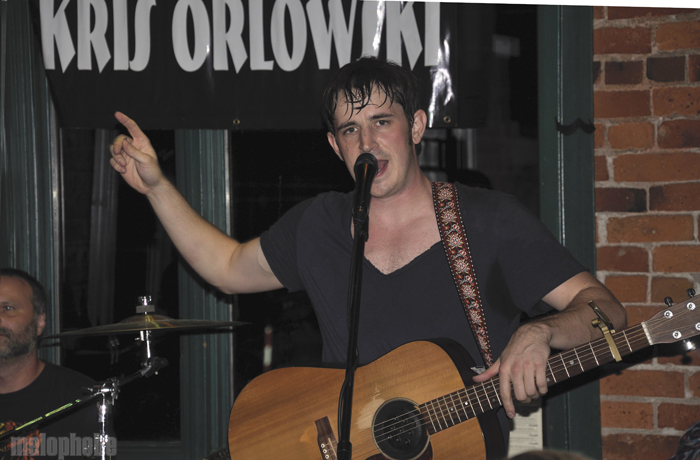 Kris Orlowski Band & Interview at Spar, October 17, 2009. Photo by Cathleen Robertson.