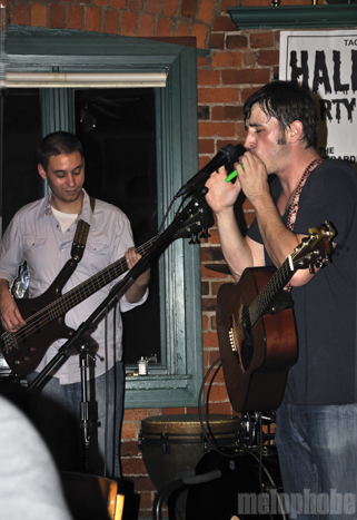Kris Orlowski Band & Interview at Spar, October 17, 2009. Photo by Cathleen Robertson.